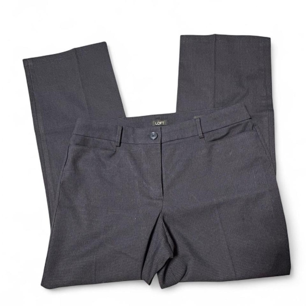 LOFT Navy Tweed Women's Trousers